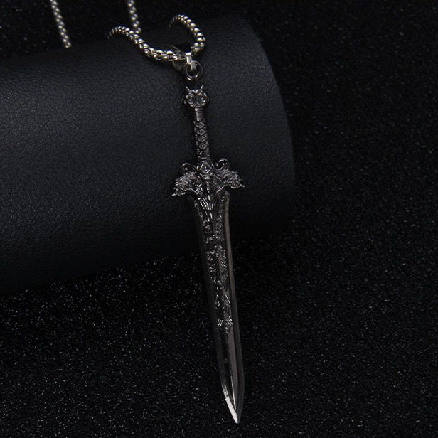 Retro Sword Pendant and Chain