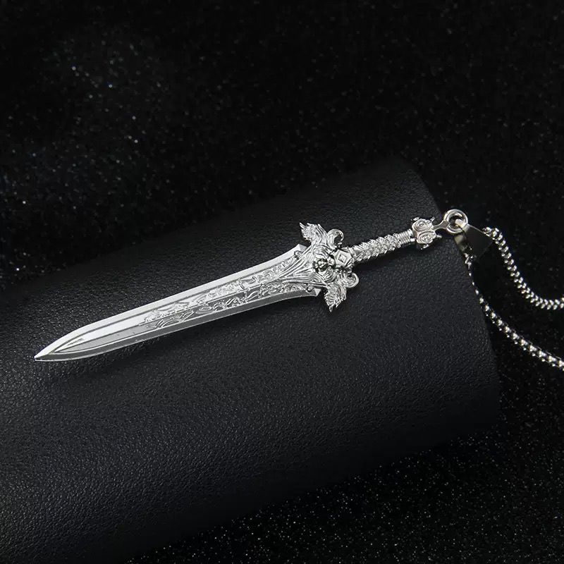 Retro Sword Pendant and Chain