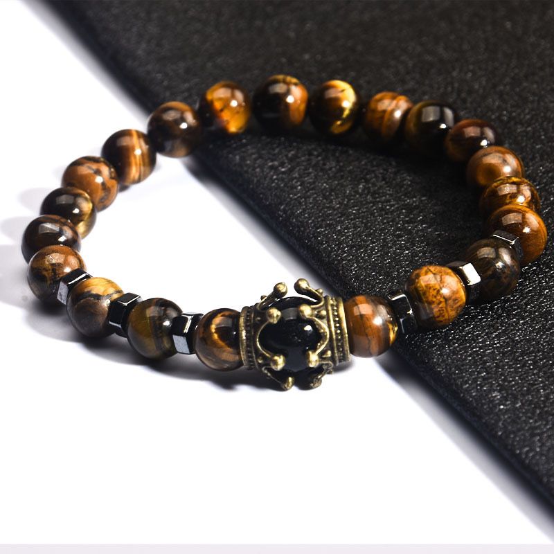 Bead Bracelet With Natural Stone