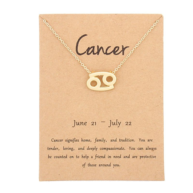 Elegant Zodiac ( Pendant + Chain)