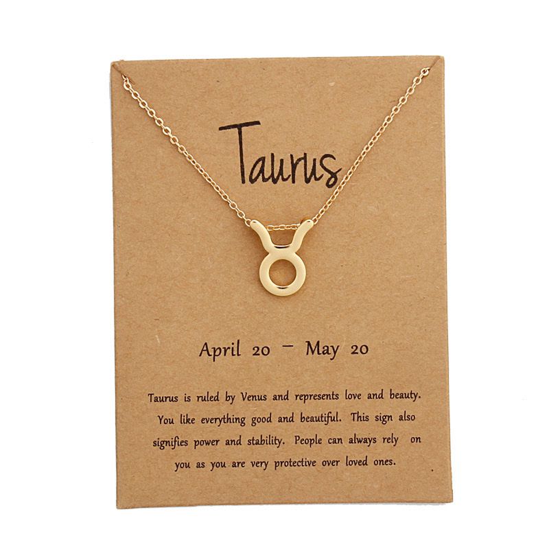 Elegant Zodiac ( Pendant + Chain)