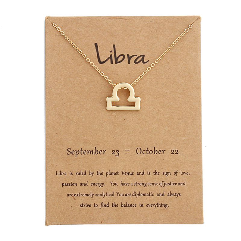Elegant Zodiac ( Pendant + Chain)