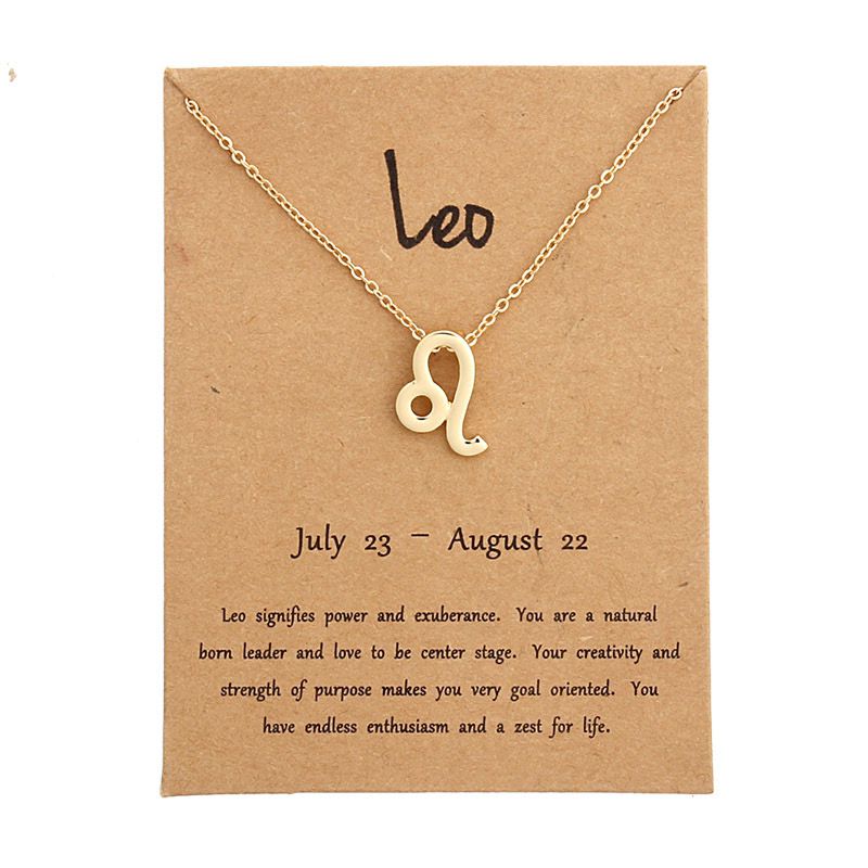 Elegant Zodiac ( Pendant + Chain)