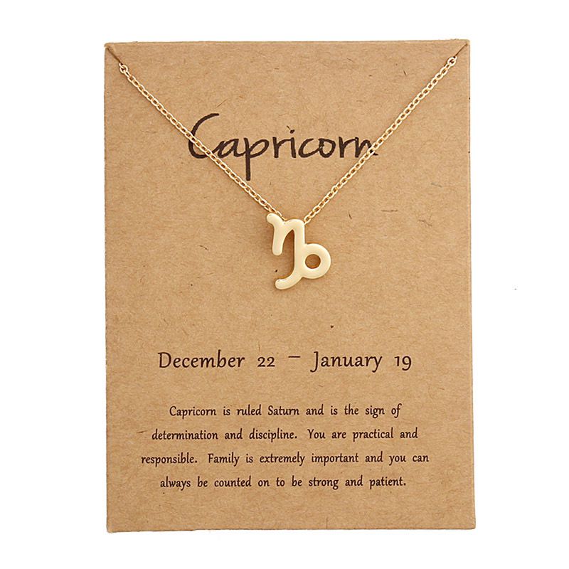 Elegant Zodiac ( Pendant + Chain)