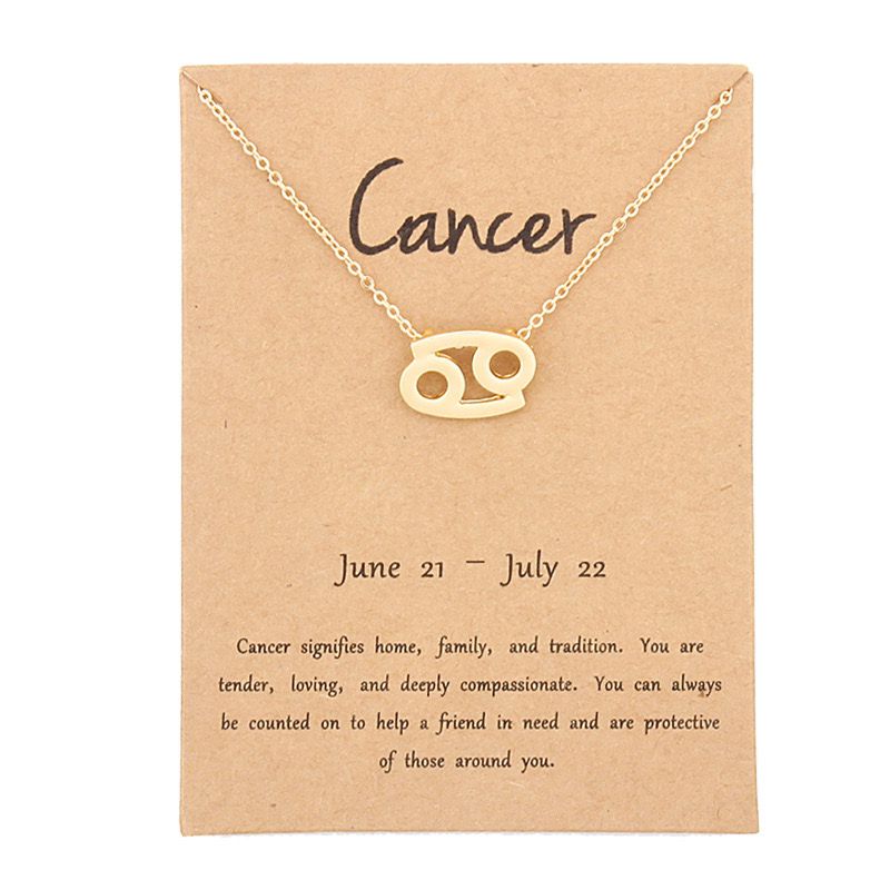 Elegant Zodiac ( Pendant + Chain)