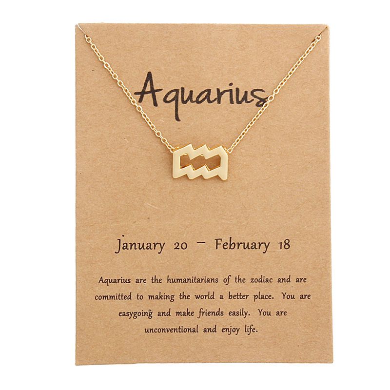 Elegant Zodiac ( Pendant + Chain)