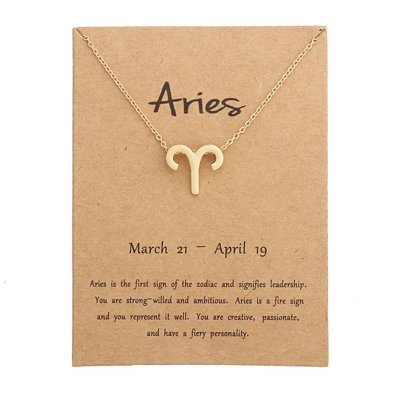 Elegant Zodiac ( Pendant + Chain)