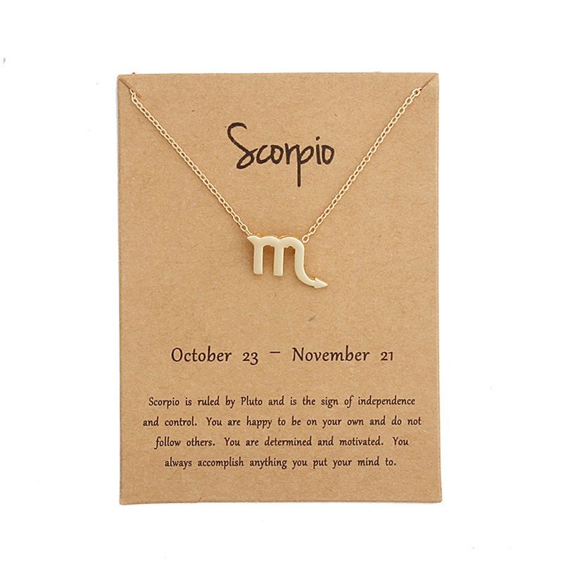 Elegant Zodiac ( Pendant + Chain)