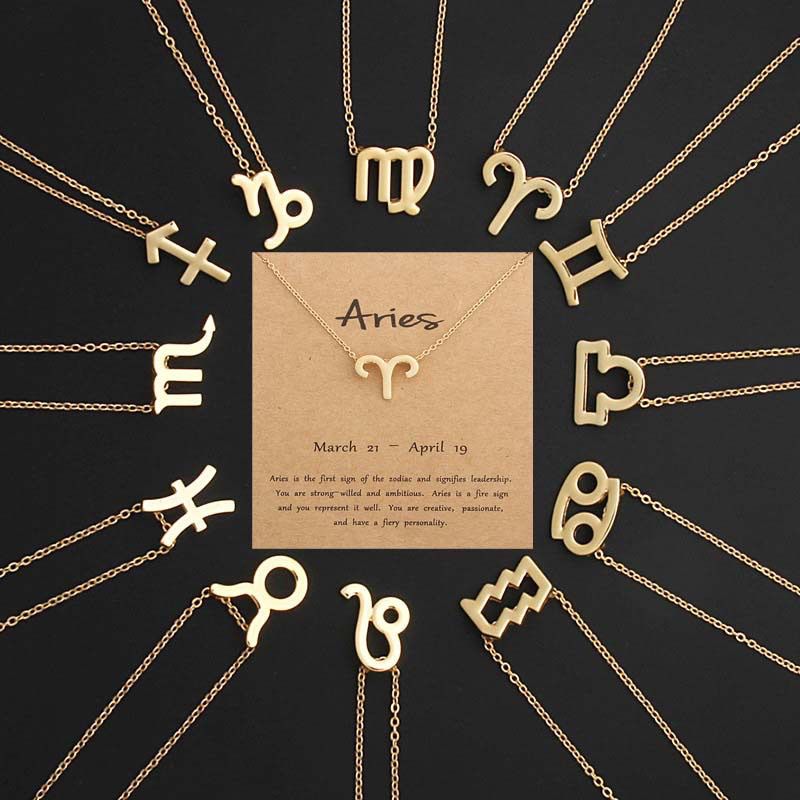 Elegant Zodiac ( Pendant + Chain)
