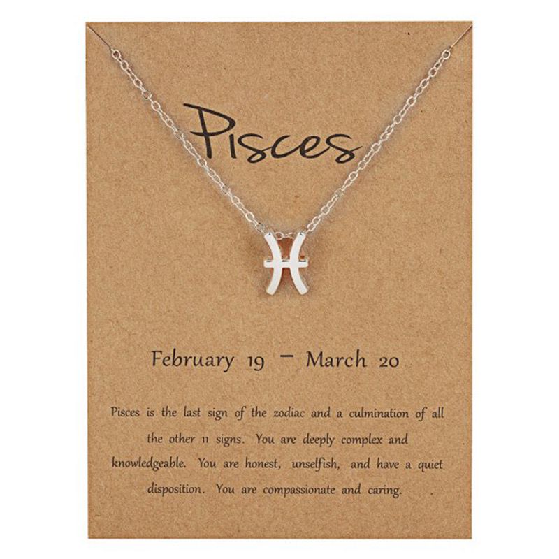 Elegant Zodiac ( Pendant + Chain)