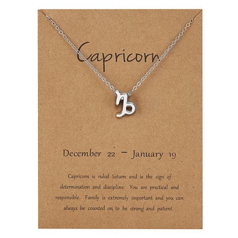 Elegant Zodiac ( Pendant + Chain)