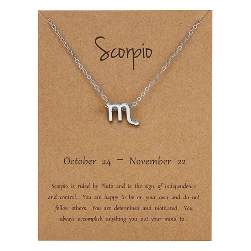 Elegant Zodiac ( Pendant + Chain)