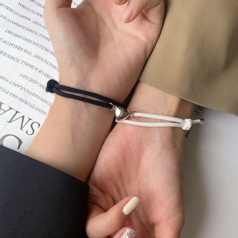 Split Heart Bracelets - Set of 2