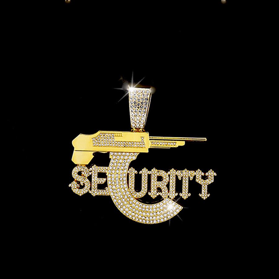 Security Gun (Pendant + Chain)