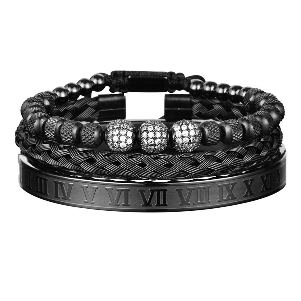 Roman Three Layered Bracelet