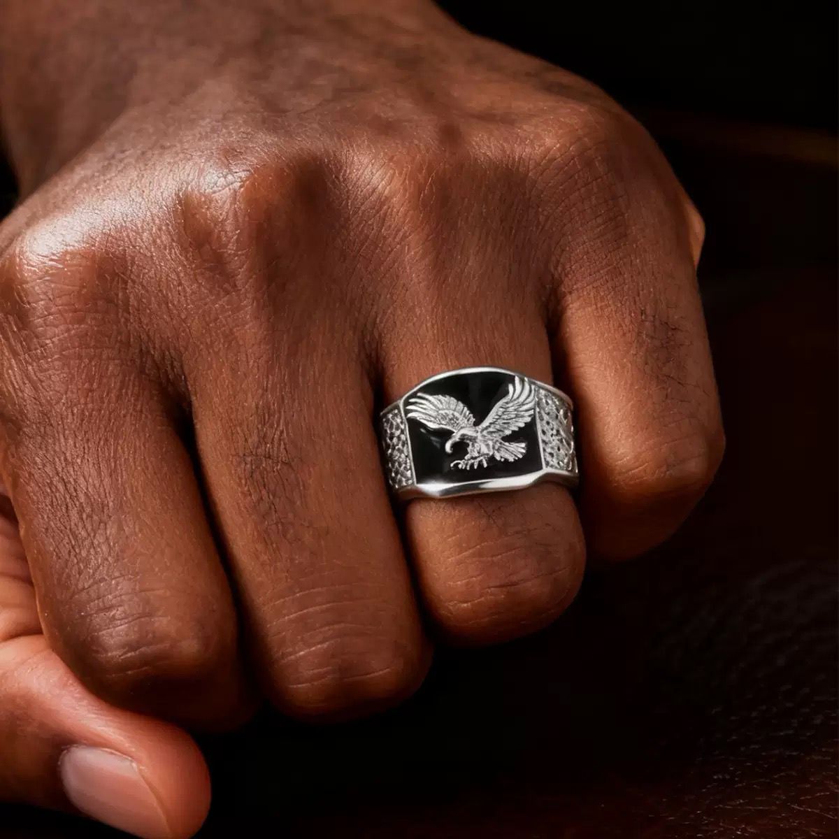Golden Eagle Men's Ring