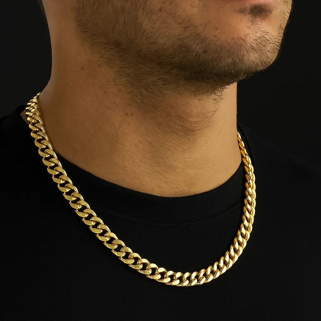 Royal Cuban Chain (18K Gold Plating) - 10 MM