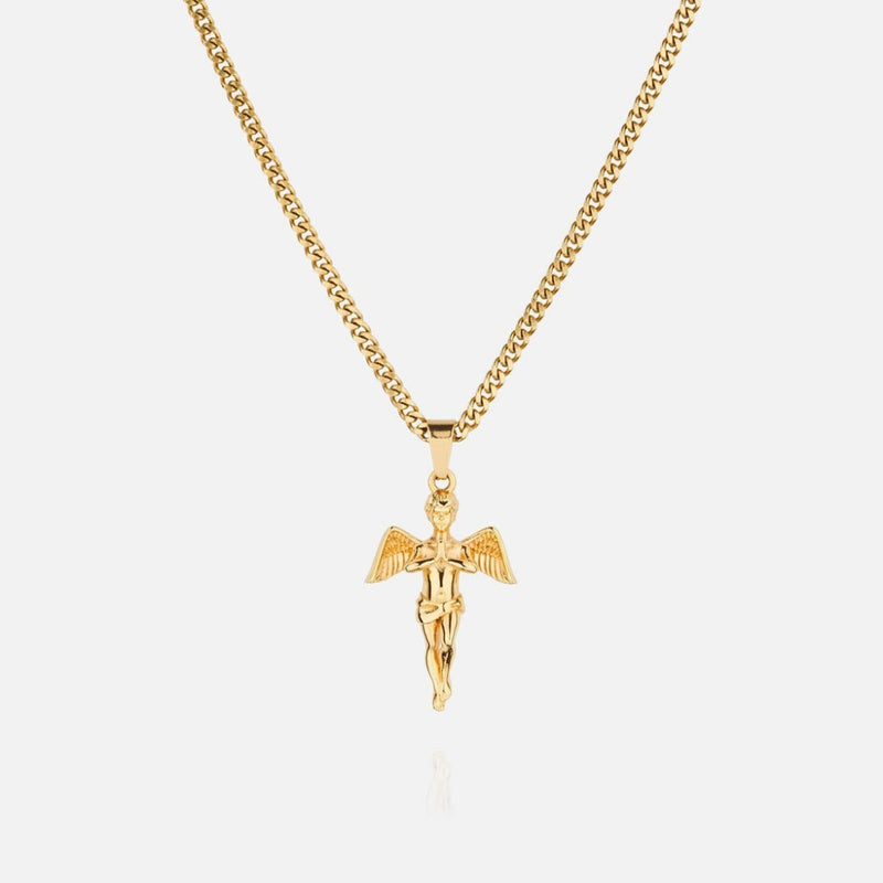 CHERUB (GOLD) PENDANT+CHAIN