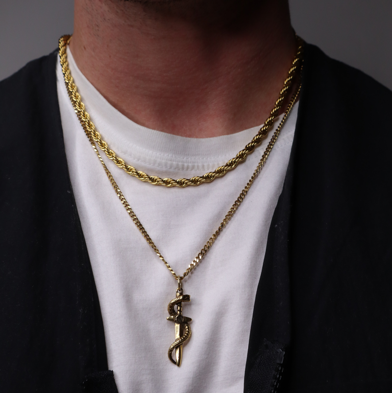MAKE YOUR OWN SET - PENDANT X CHAIN (GOLD)