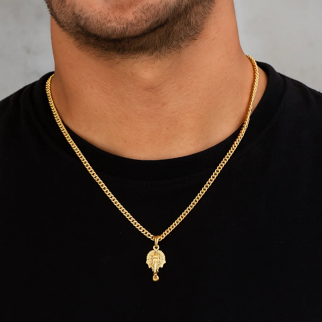 Divine Ganesh (Pendant + Chain) - 18K Gold Plated