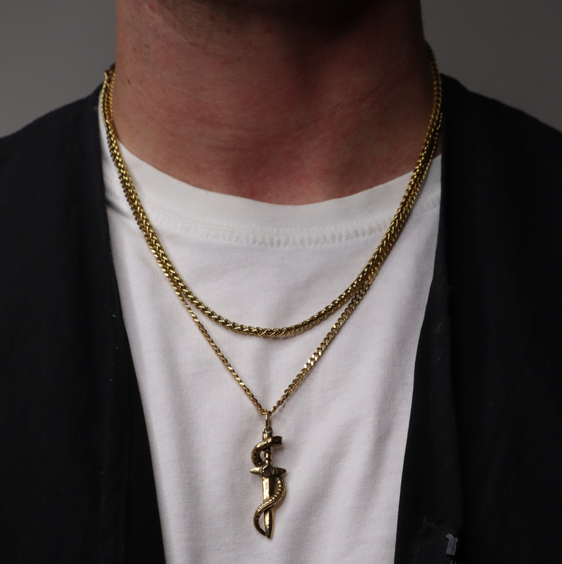 MAKE YOUR OWN SET - PENDANT X CHAIN (GOLD)