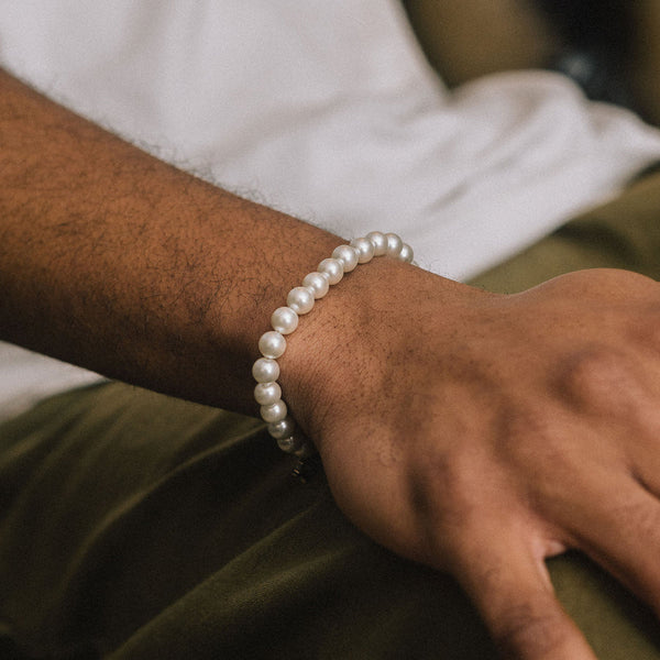 Onyx pearl  Bead bracelets  Trium Jewelry  Men collection