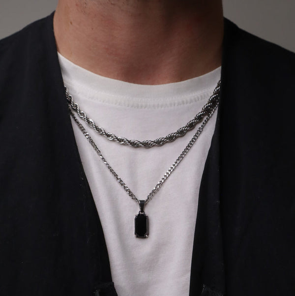 MAKE YOUR OWN SET - PENDANT X CHAIN (SILVER)