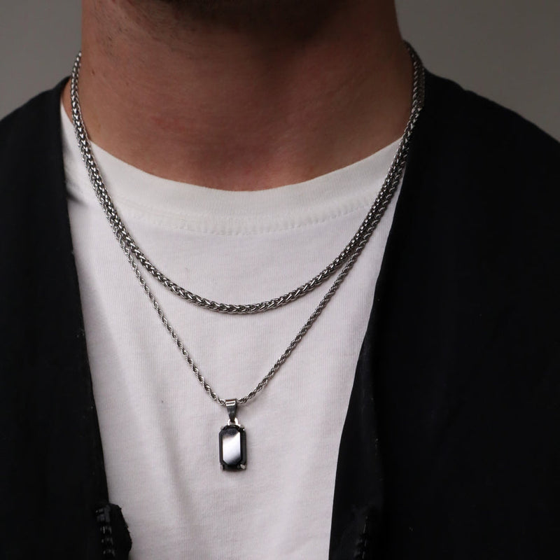 MAKE YOUR OWN SET - PENDANT X CHAIN (SILVER)