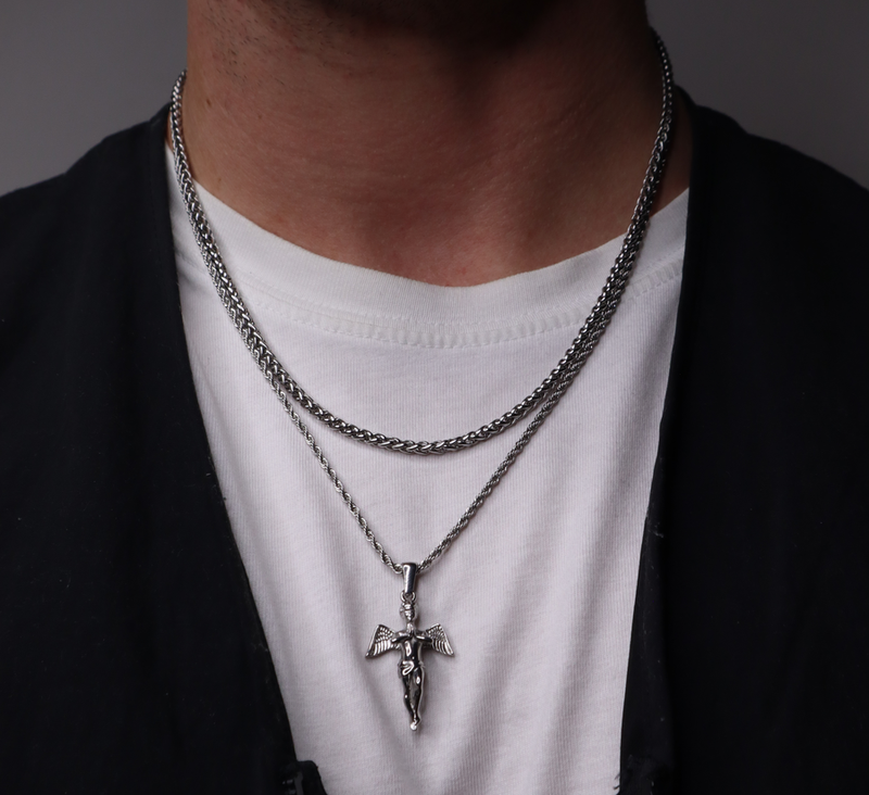 MAKE YOUR OWN SET - PENDANT X CHAIN (SILVER)