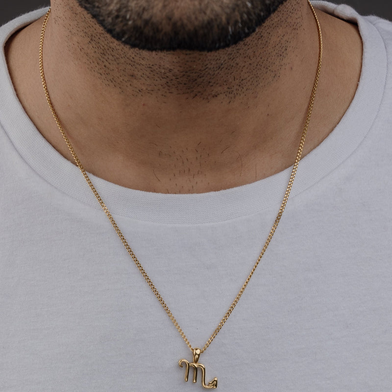 SCORPIO (GOLD) Pendant+ Chain