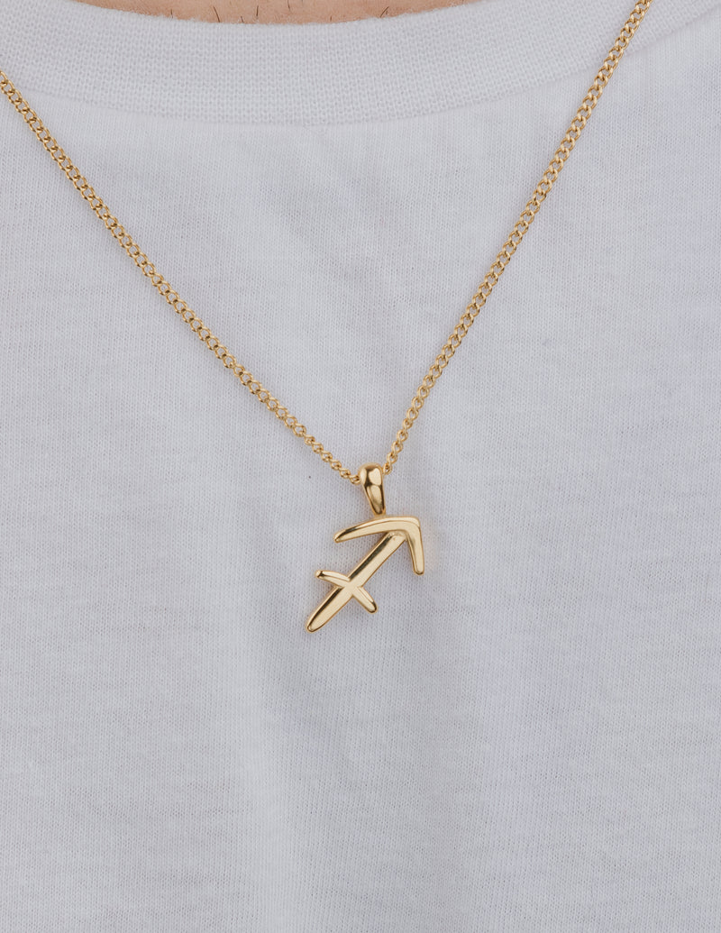 SAGITTARIUS (GOLD) Pendant+ Chain