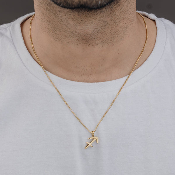 SAGITTARIUS (GOLD) Pendant+ Chain