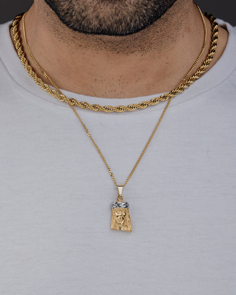 JESUS PIECE (GOLD) Pendant+ Chain