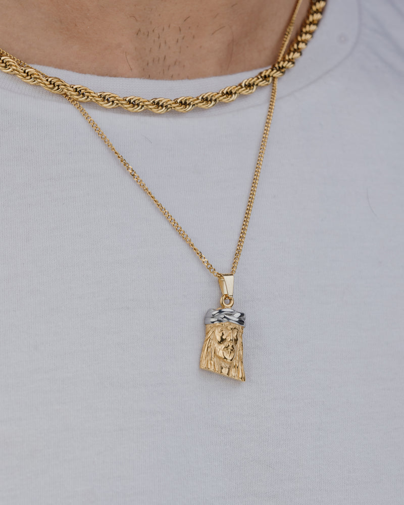 JESUS PIECE (GOLD) Pendant+ Chain