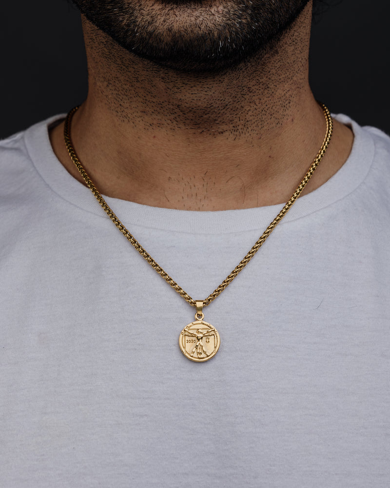 VITRUVIAN (GOLD) Pendant+ Chain