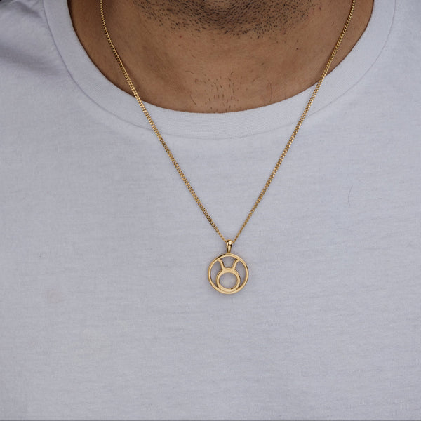 TAURUS (GOLD) Pendant+ Chain