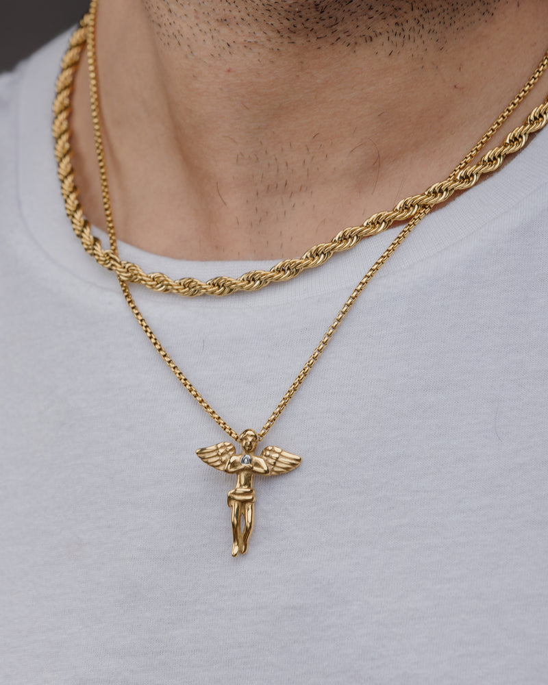 ANGEL (GOLD) Pendant+ Chain