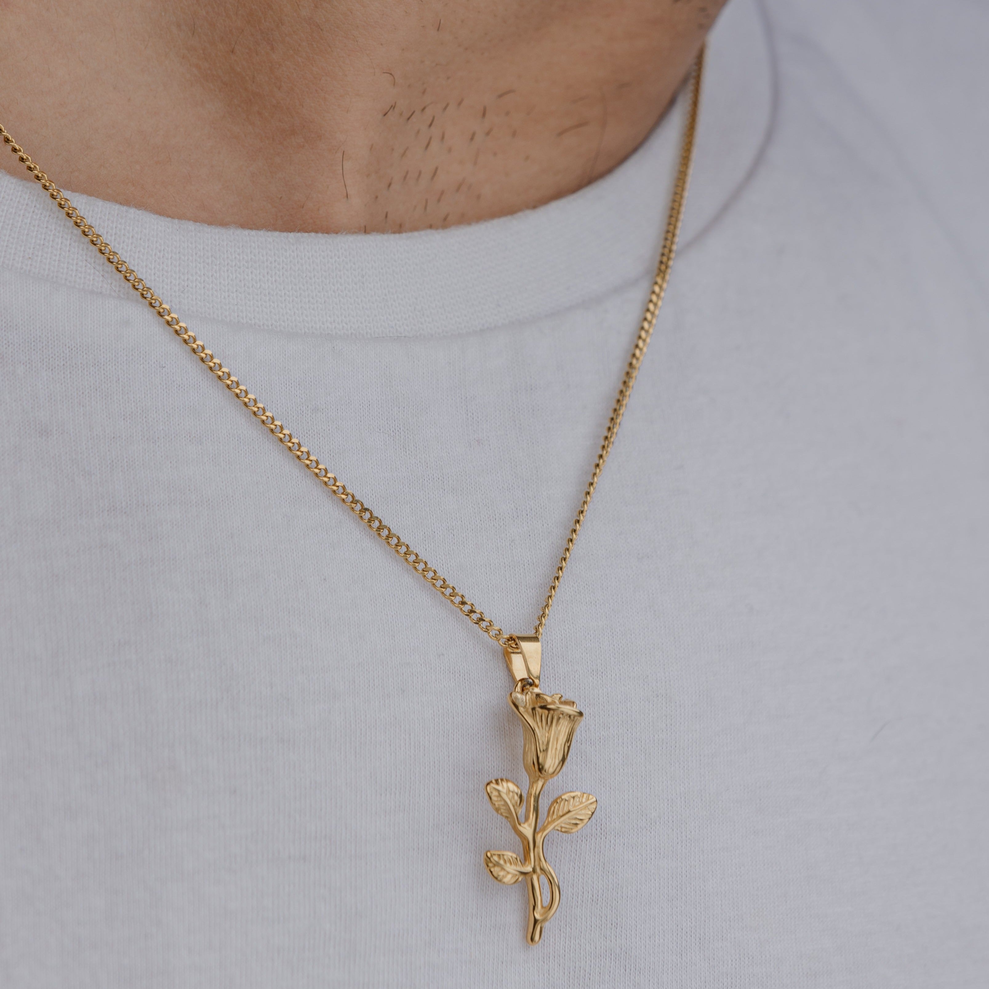 ROSE (GOLD) Pendant+ Chain