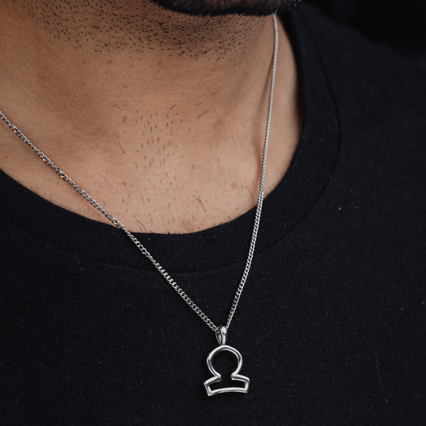 LIBRA (SILVER) Pendant+ Chain