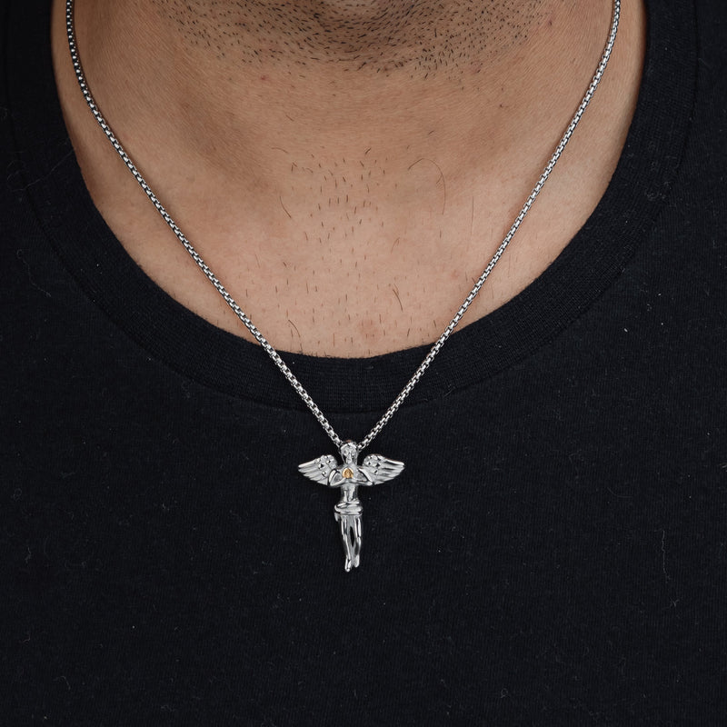 ANGEL (SILVER) Pendant+ Chain