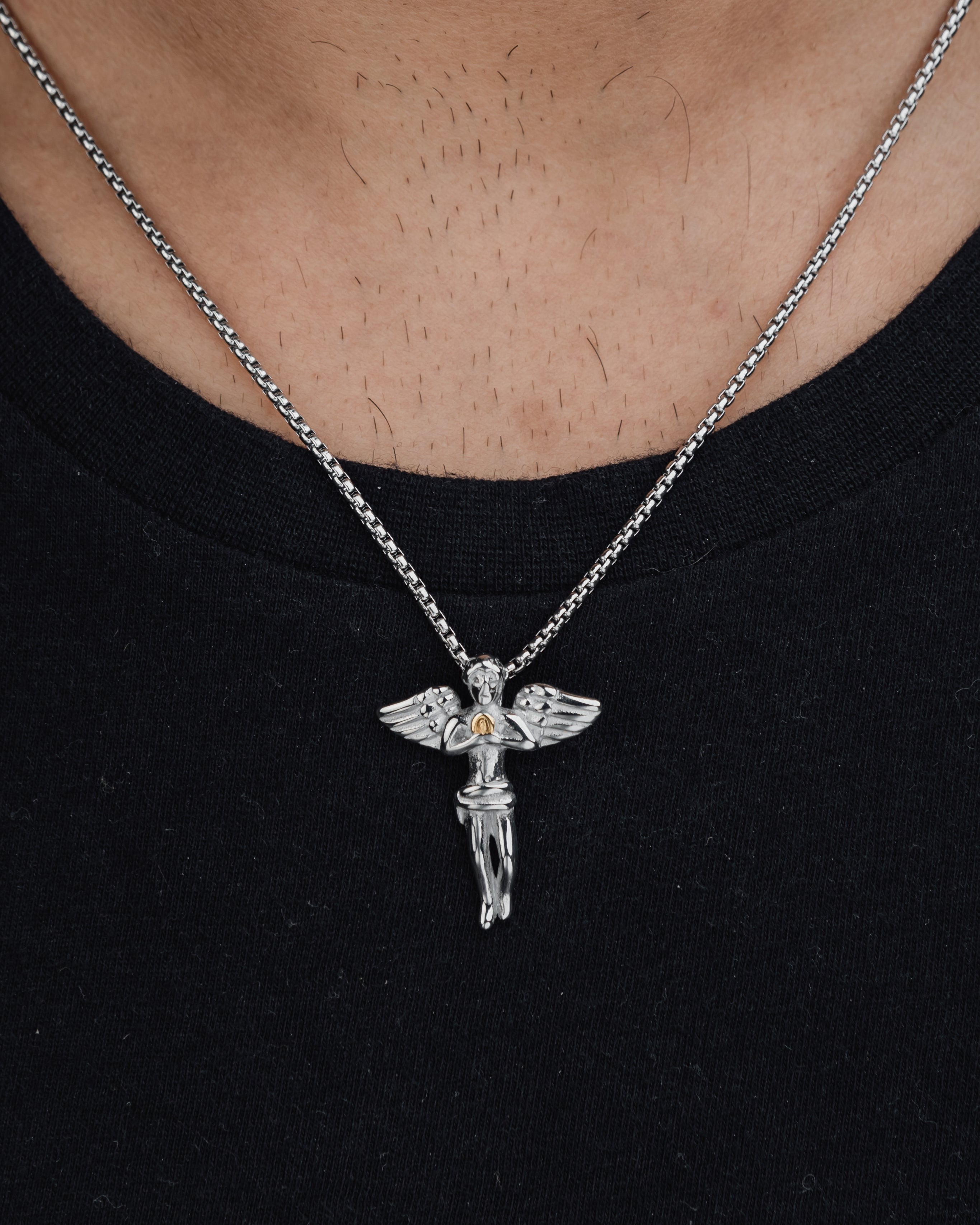 ANGEL (SILVER) Pendant+ Chain
