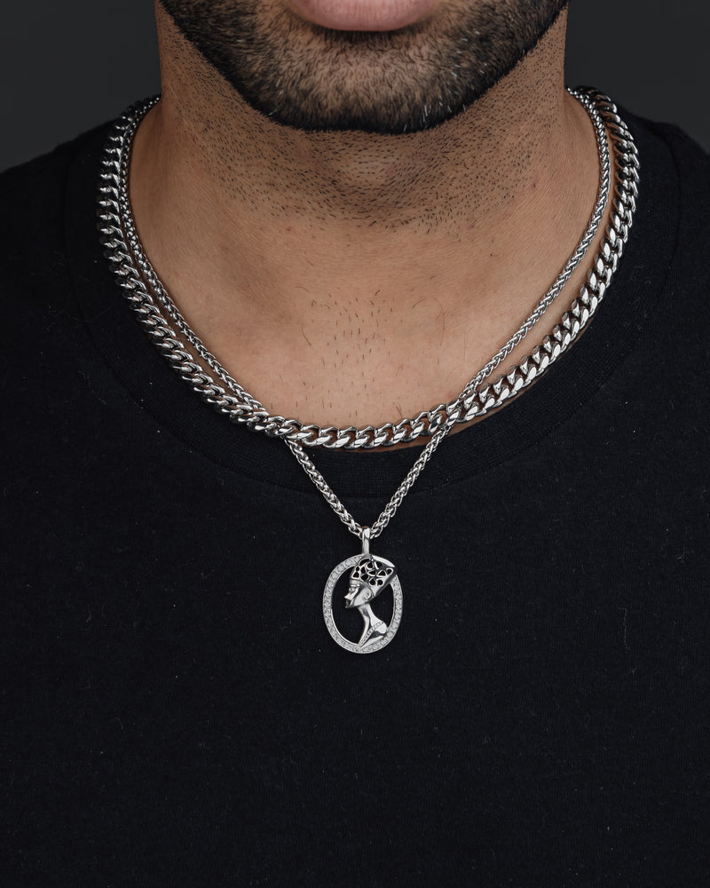 PHARAOH (SILVER) Pendant+ Chain