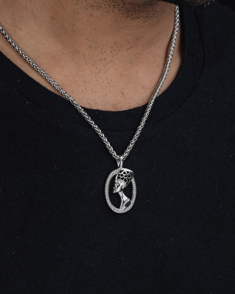 PHARAOH (SILVER) Pendant+ Chain