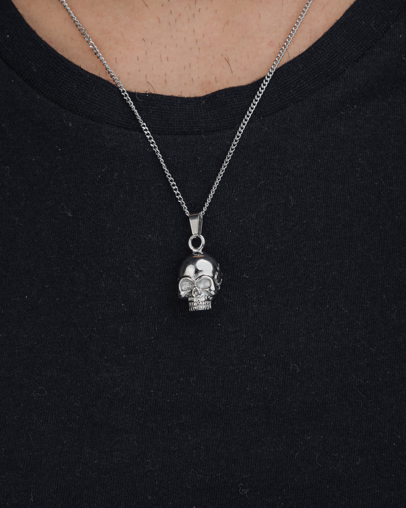 SKULL PENDANT (SILVER) Pendant+ Chain