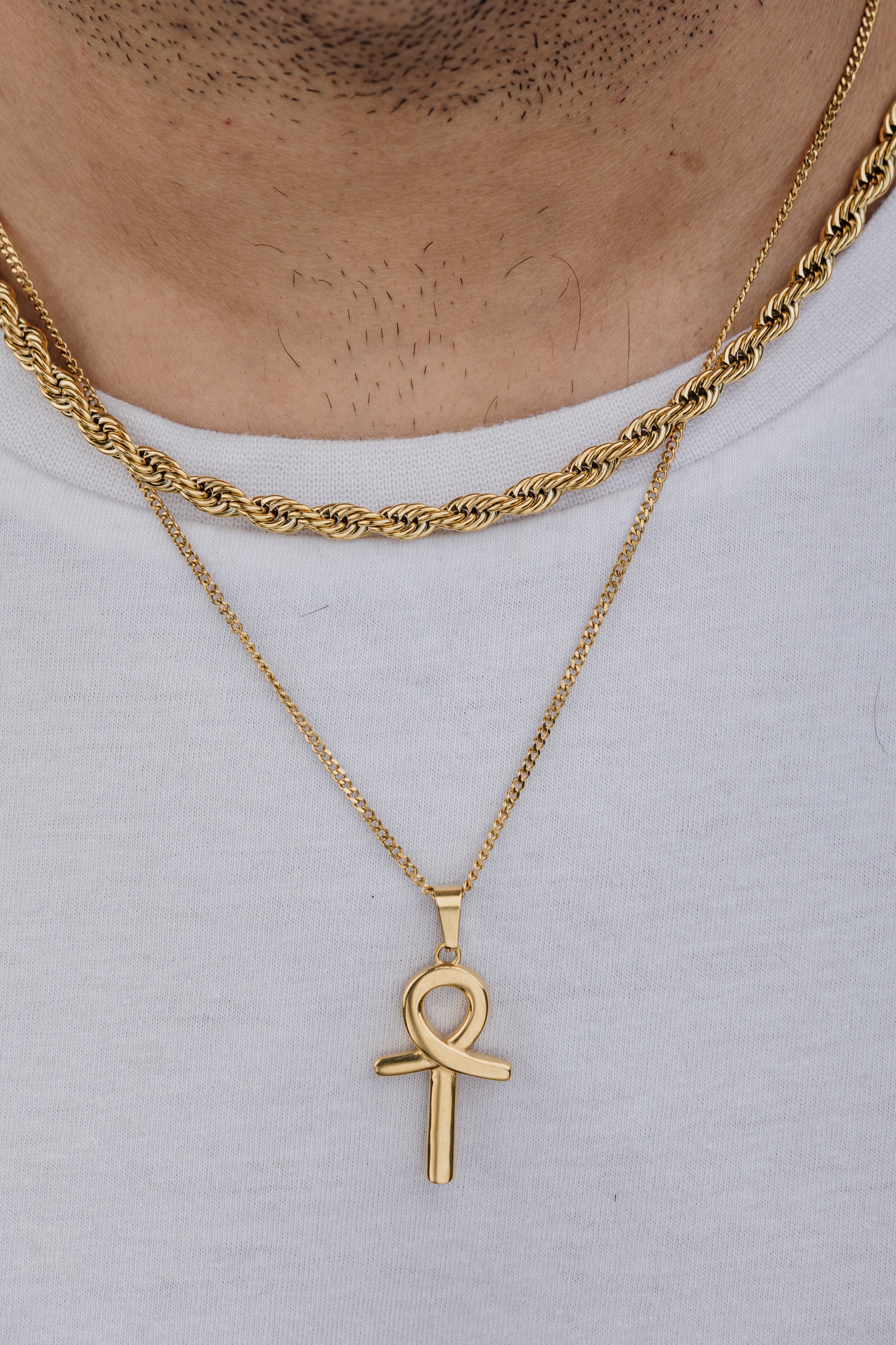 ANKH (GOLD) Pendant+ Chain