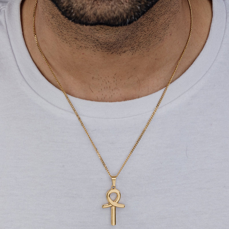 ANKH (GOLD) Pendant+ Chain