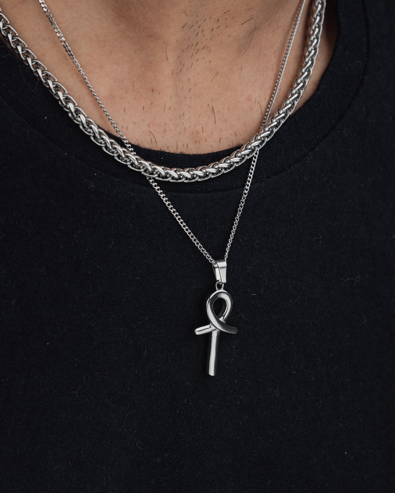 ANKH (SILVER) Pendant+ Chain