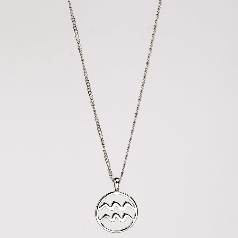 AQUARIUS (SILVER) Pendant+ Chain