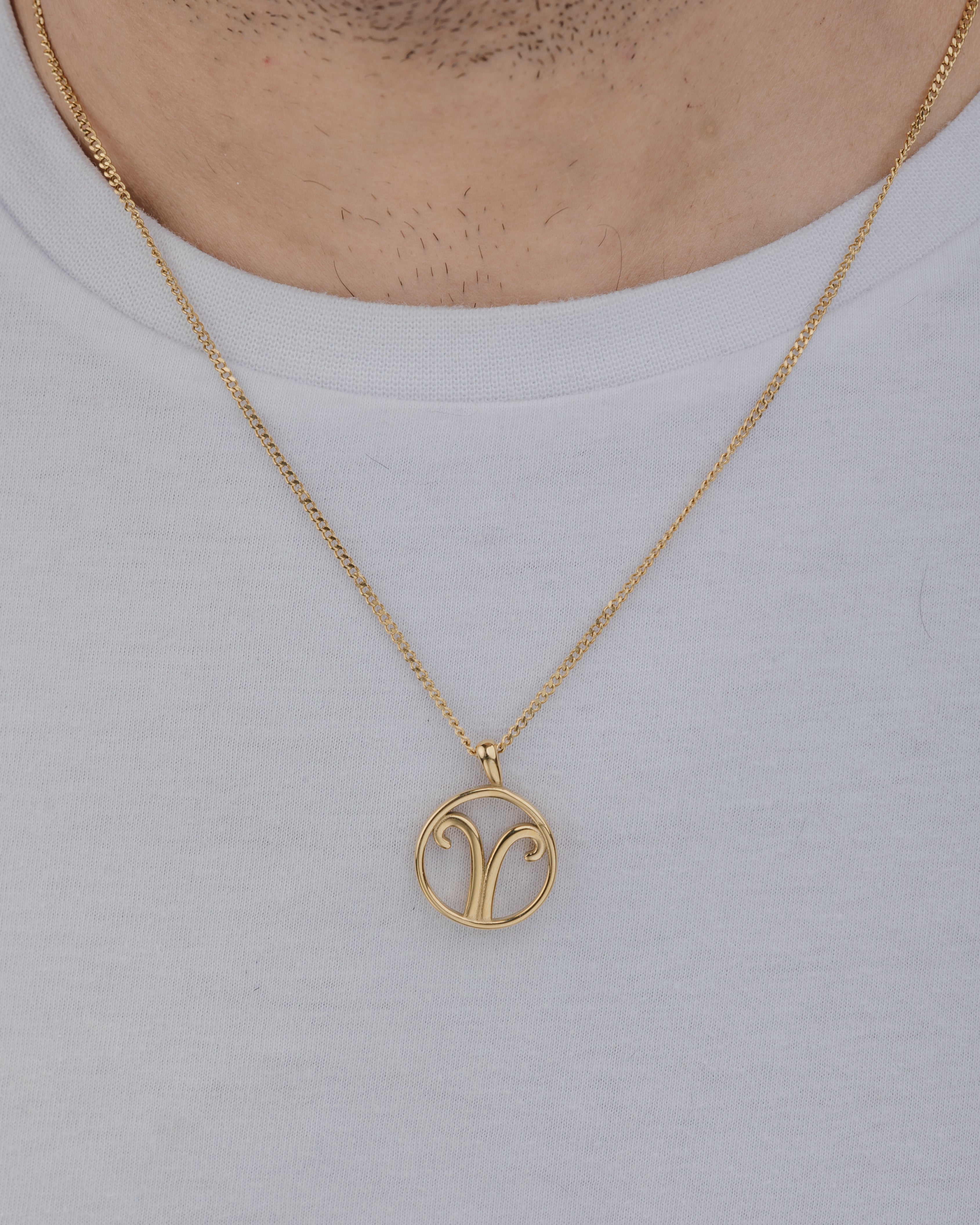 ARIES (GOLD) Pendant+ Chain