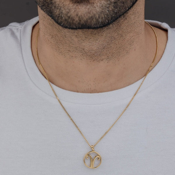 ARIES (GOLD) Pendant+ Chain
